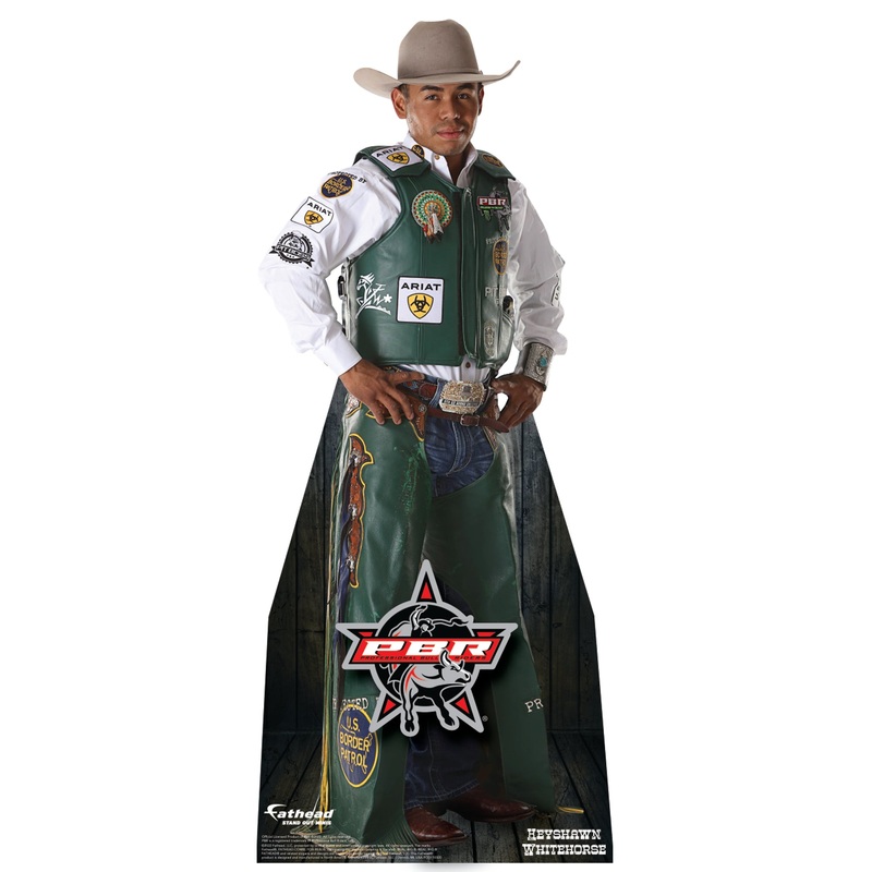 PBR: Keyshawn Whitehorse Mini   Cardstock Cutout  – Officially Licensed Pro Bull Riding    Stand Out