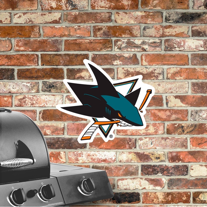 San Jose Sharks – Logo – Outdoor Wall Decals – Official NHL – Scratch Resistant Alumigraphics Smooth