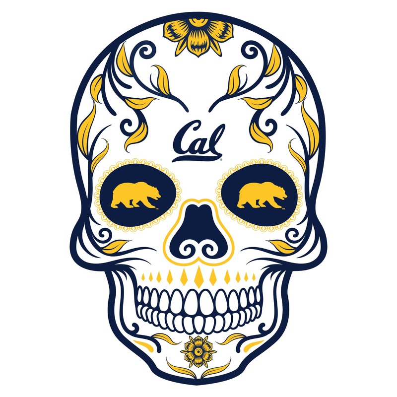 Skull – Big Head – Official NCAA – California Golden Bears – Foam Core Cutout