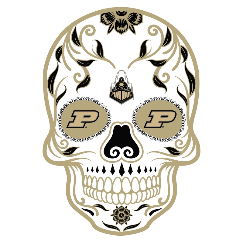Skull – Big Head – Official NCAA – Purdue Boilermakers – Foam Core Cutout