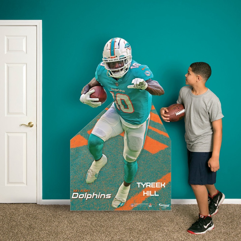 Tyreek Hill – Life-Size Stand Out – Official NFL – Miami Dolphins – Foam Core Cutout
