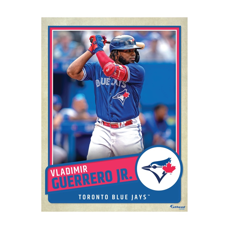 Vladimir Guerrero Jr. – Peel & Stick Poster – Official MLB – Toronto Blue Jays – Reusable Vinyl Wall Decal