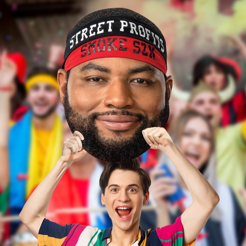 Angelo Dawkins – Big Head – Official WWE – WWE – Foam Core Cutout
