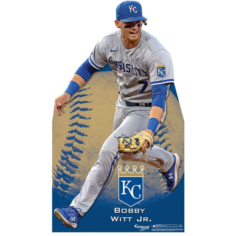 Bobby Witt Jr. – Life-Size Stand Out – Official MLB – Kansas City Royals – Foam Core Cutout