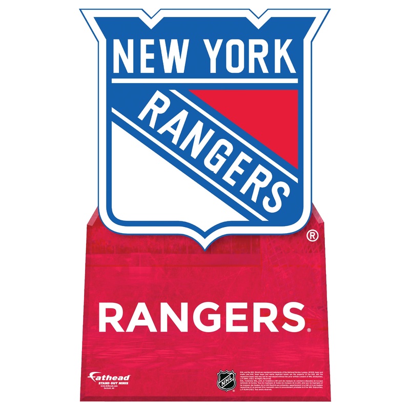 New York Rangers Logo – Mini Stand Out – Official NHL – Cardstock Cutout