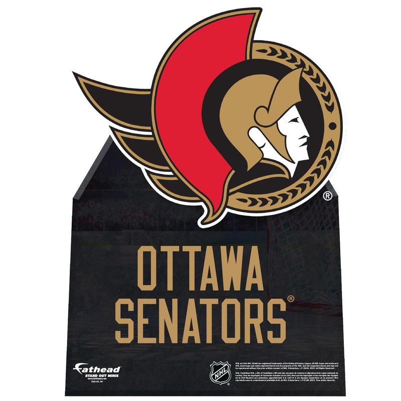Ottawa Senators Logo – Mini Stand Out – Official NHL – Cardstock Cutout