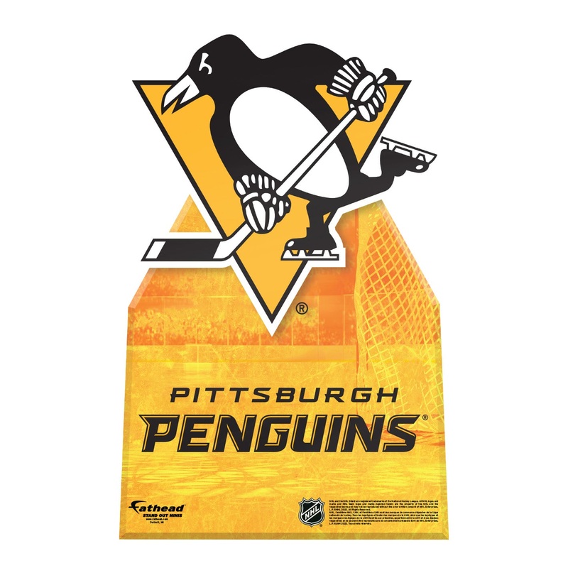 Pittsburgh Penguins Logo – Mini Stand Out – Official NHL – Cardstock Cutout