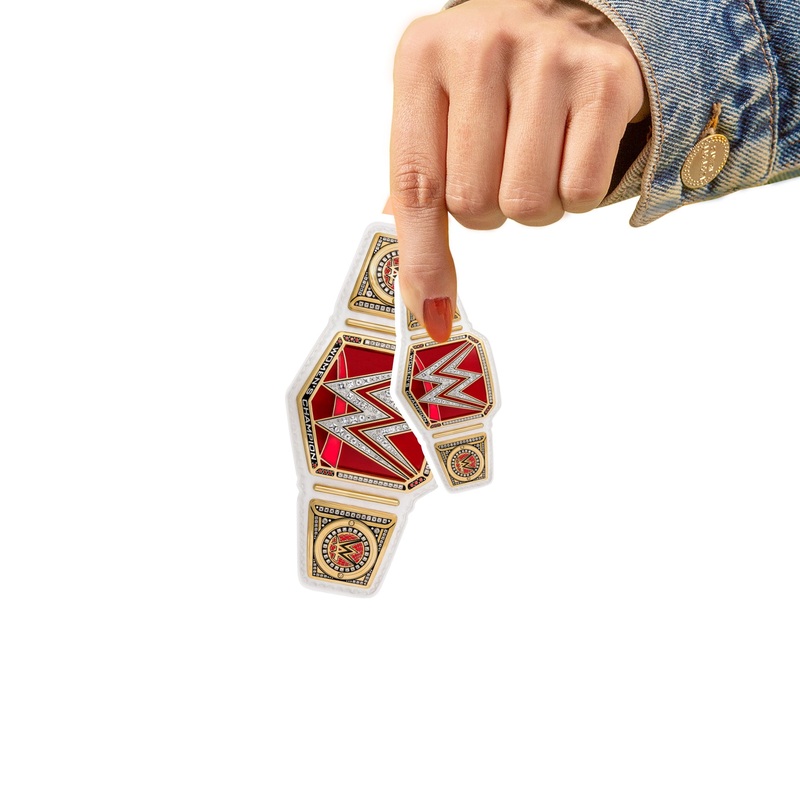 Raw Women’s Title – 5 Minis (Mixed Sizes) – Official WWE – Reusable Vinyl Decals