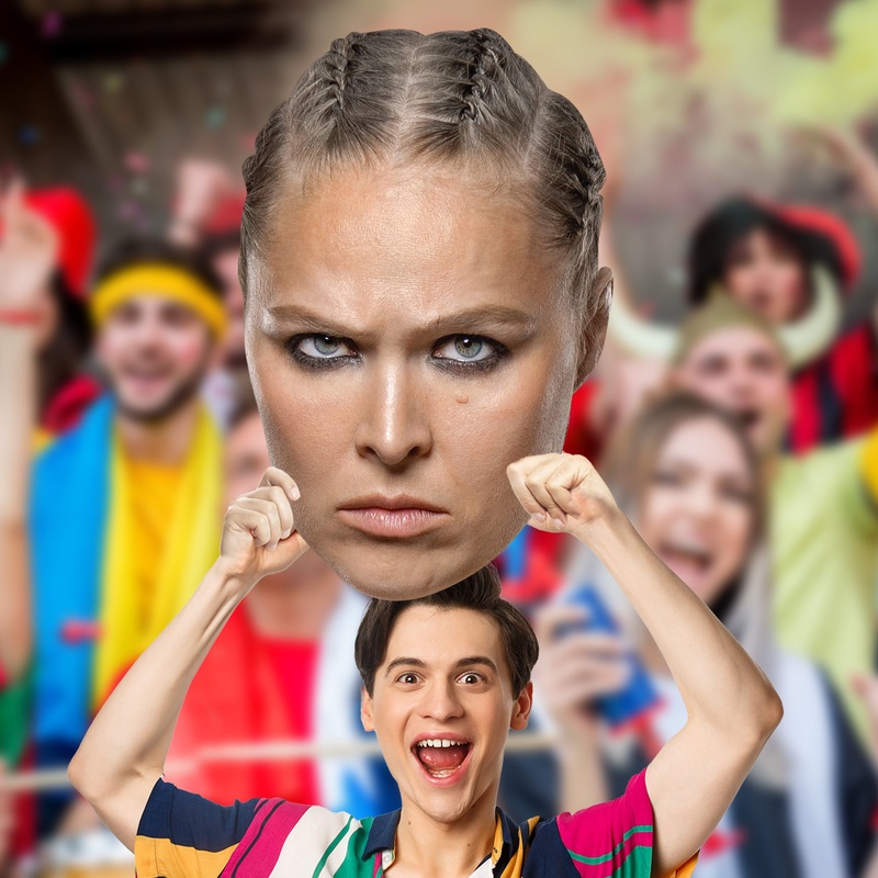 Ronda Rousey – Big Head – Official WWE – WWE – Foam Core Cutout