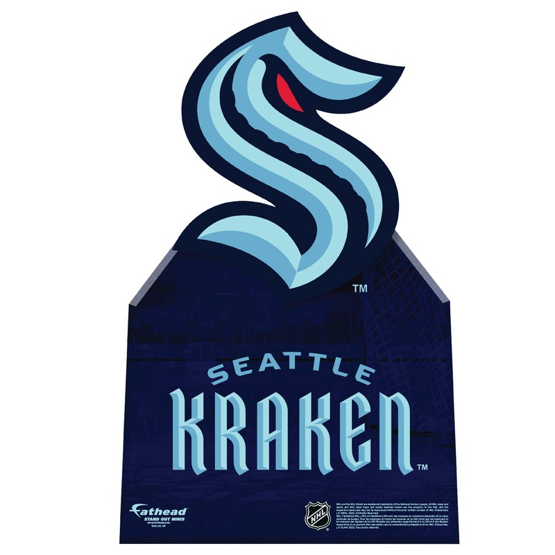 Seattle Kraken Logo – Mini Stand Out – Official NHL – Cardstock Cutout