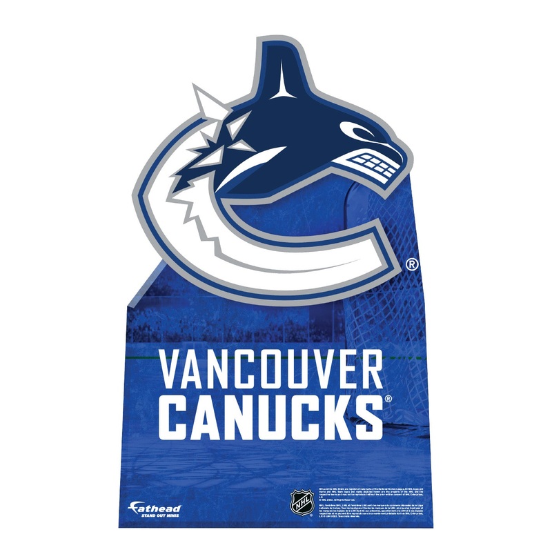 Vancouver Canucks Logo – Mini Stand Out – Official NHL – Cardstock Cutout