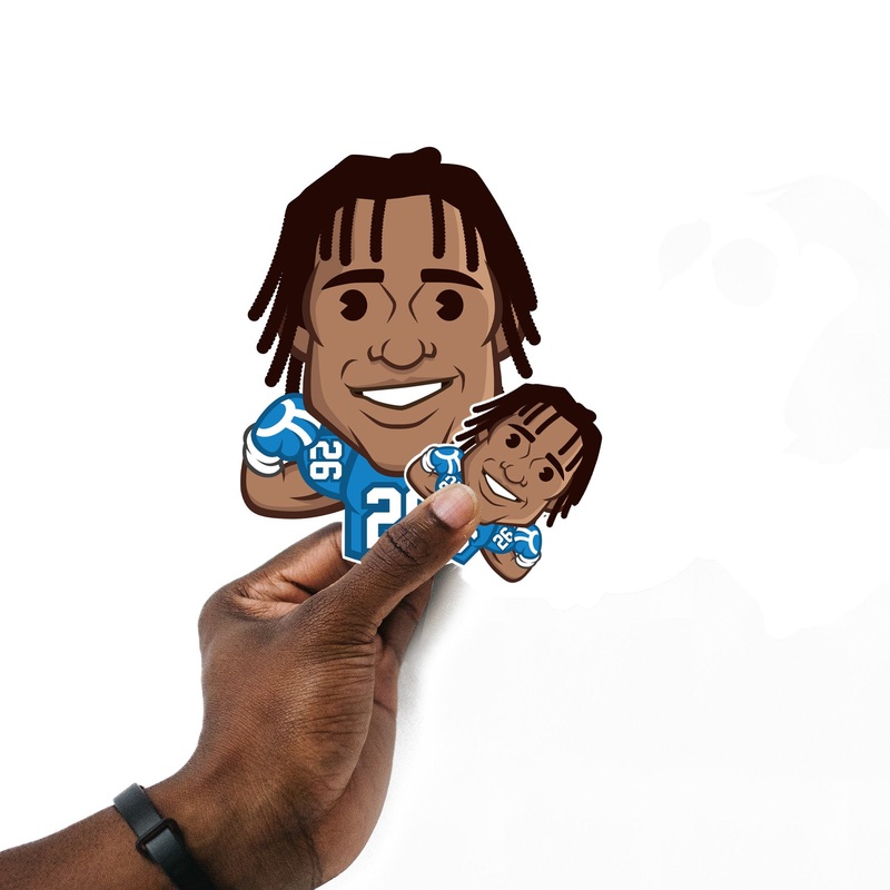 Asante Samuel Jr. – 5 Emoji Minis (Mixed Sizes) – Official NFLPA – Los Angeles Chargers – Reusable Vinyl Decals