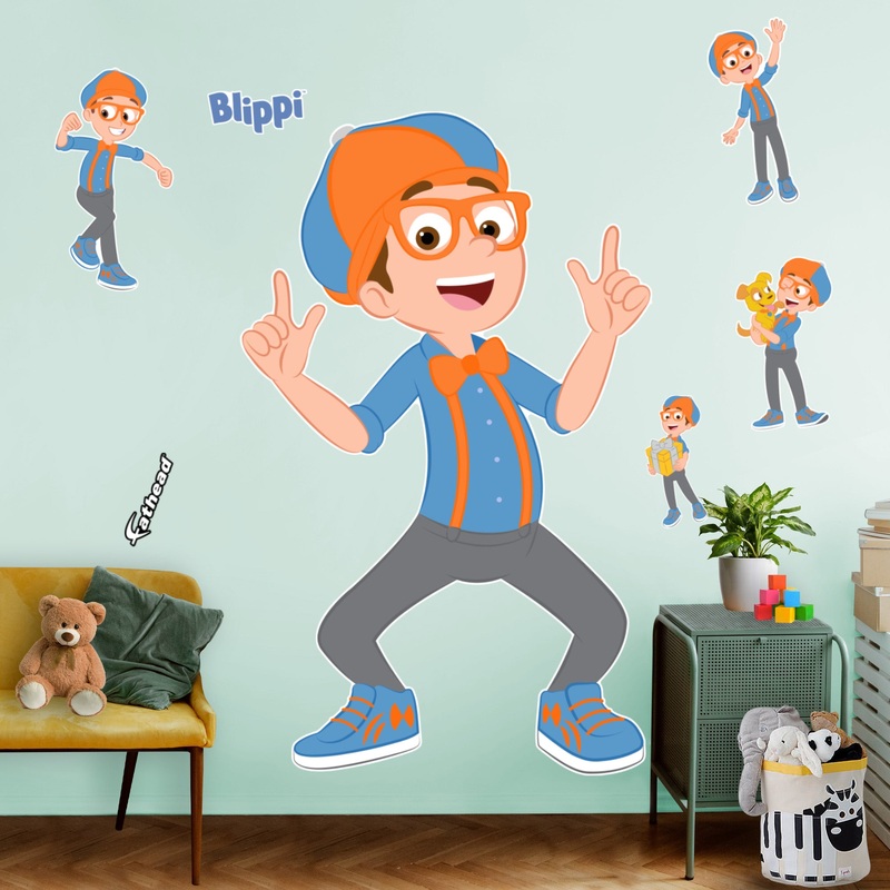 Blippi – RealBig Collection – Official Blippi – Reusable Vinyl Wall Decals #1