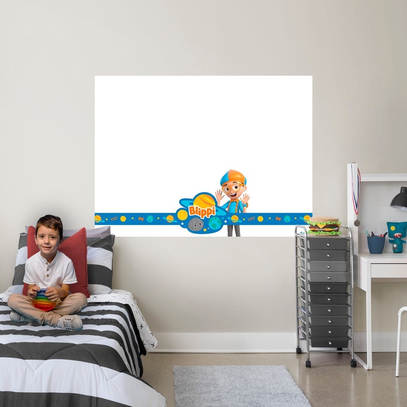 Blippi – Space – Dry Erase Decal – Official Blippi – Reusable Vinyl Wall Decal