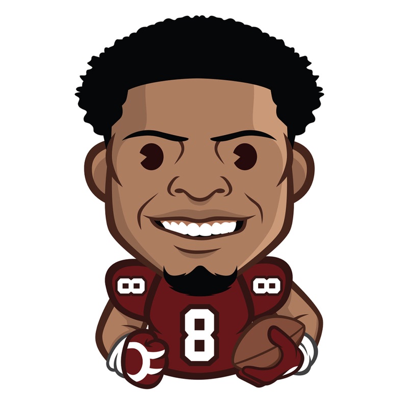 Brian Robinson Jr. – RealBig Emoji Collection – Official NFLPA – Washington Commanders – Reusable Vinyl Wall Decals