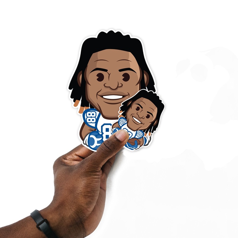CeeDee Lamb – 5 Emoji Minis (Mixed Sizes) – Official NFLPA – Dallas Cowboys – Reusable Vinyl Decals