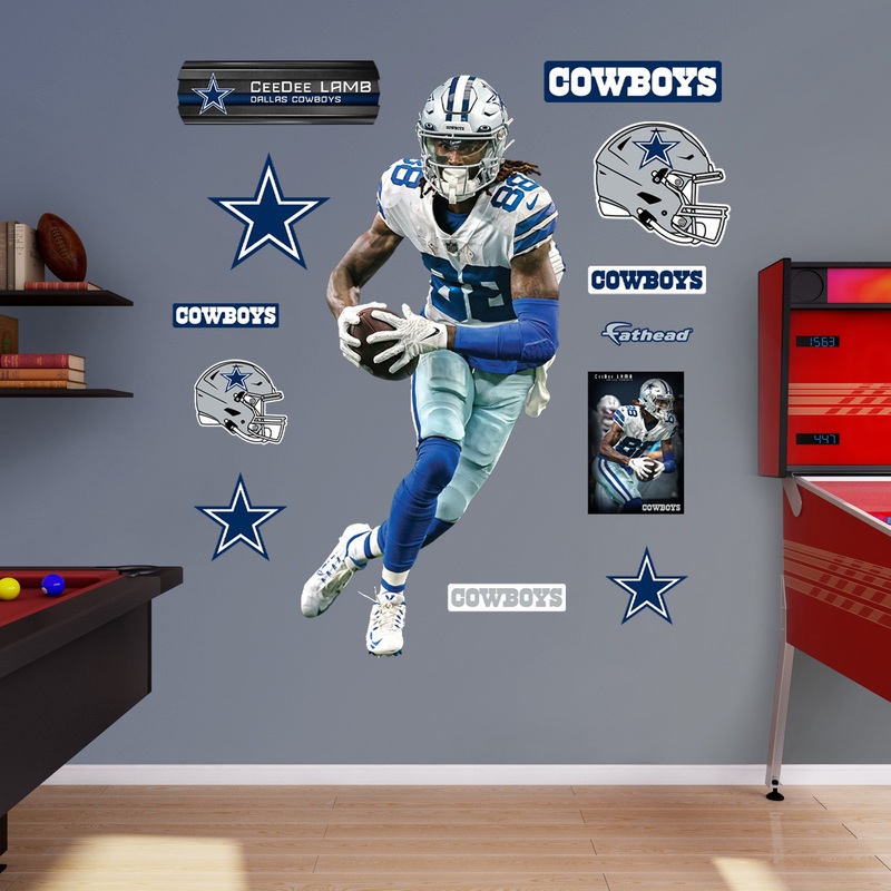 CeeDee Lamb – RealBig Collection – Official NFL – Dallas Cowboys – Reusable Vinyl Wall Decals #3