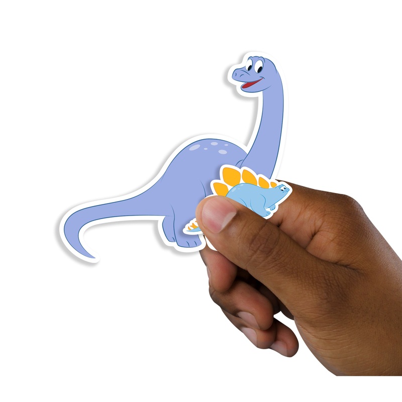 Dinosaurs – 5 Character Minis (Mixed Sizes) – Official Blippi – Reusable Vinyl Decals