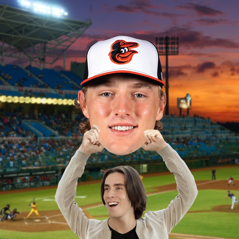 Gunnar Henderson – Big Head – Official MLB – Baltimore Orioles – Foam Core Cutout