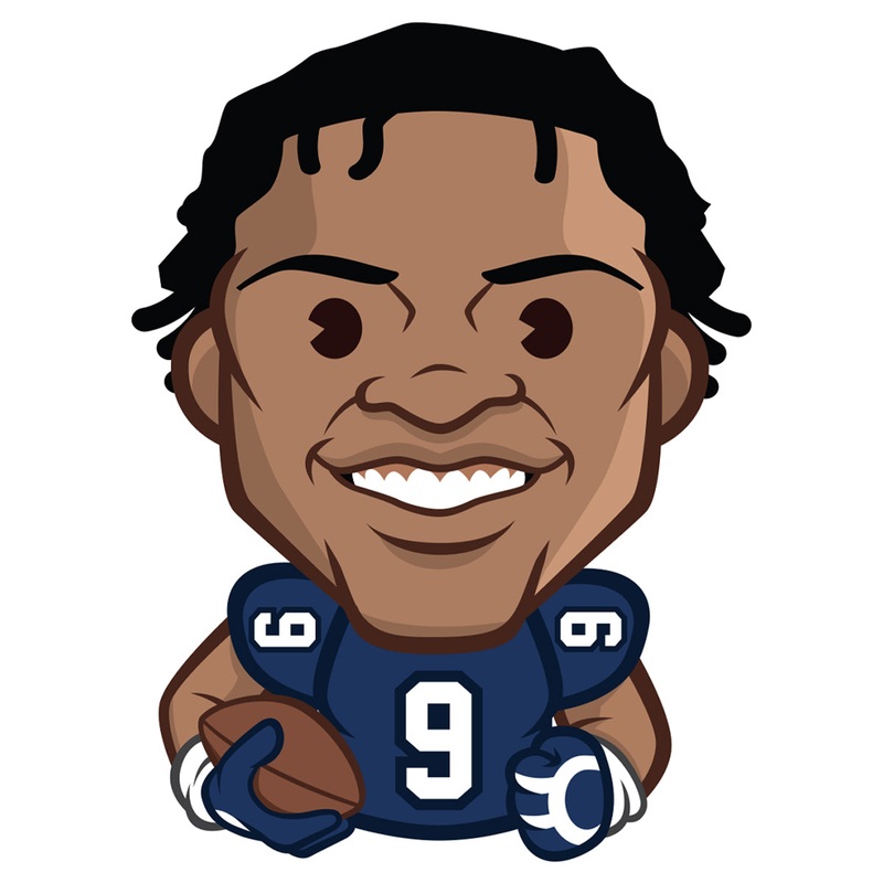 Kenneth Walker III Emoji – RealBig Collection – Official NFLPA – Seattle Seahawks – Reusable Vinyl Wall Decals