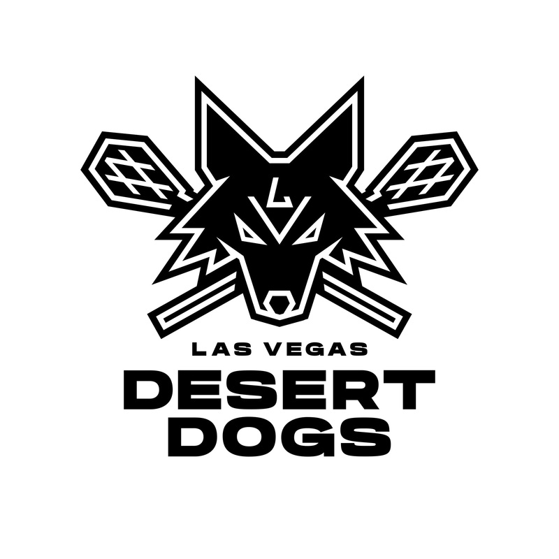 Las Vegas Desert Dogs:   Logo        – Officially Licensed NLL Removable     Adhesive Decal