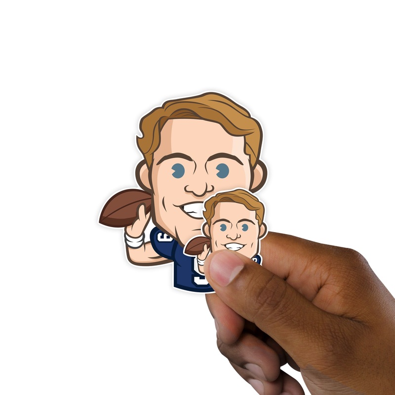 Matthew Stafford – 5 Emoji Minis (Mixed Sizes) – Official NFLPA – Los Angeles Rams – Reusable Vinyl Decals