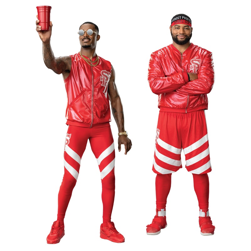 Montez Ford and Angelo Dawkins – RealBig Street Profits Collection – Official WWE – Reusable Vinyl Wall Decals