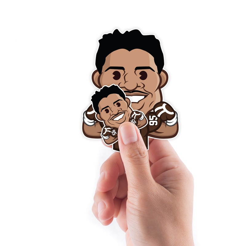Myles Garrett – 5 Emoji Minis (Mixed Sizes) – Official NFLPA – Cleveland Browns – Reusable Vinyl Decals