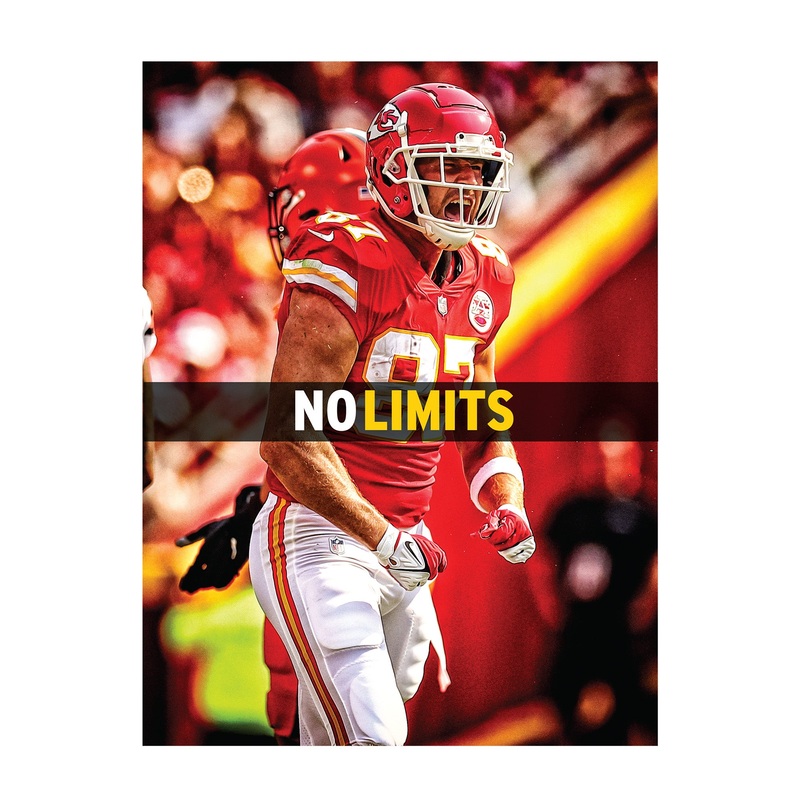 Travis Kelce – Motivational – Peel & Stick Poster – Official NFL – Kansas City Chiefs – Reusable Vinyl Wall Decal