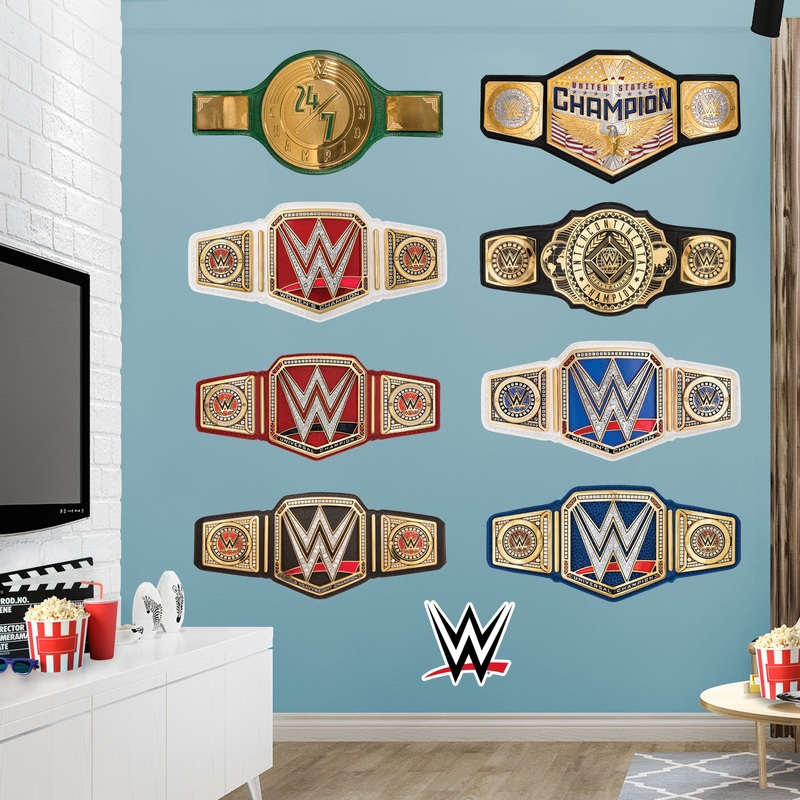 WWE – RealBig Titles Collection – Official WWE – Reusable Vinyl Wall Decals #1