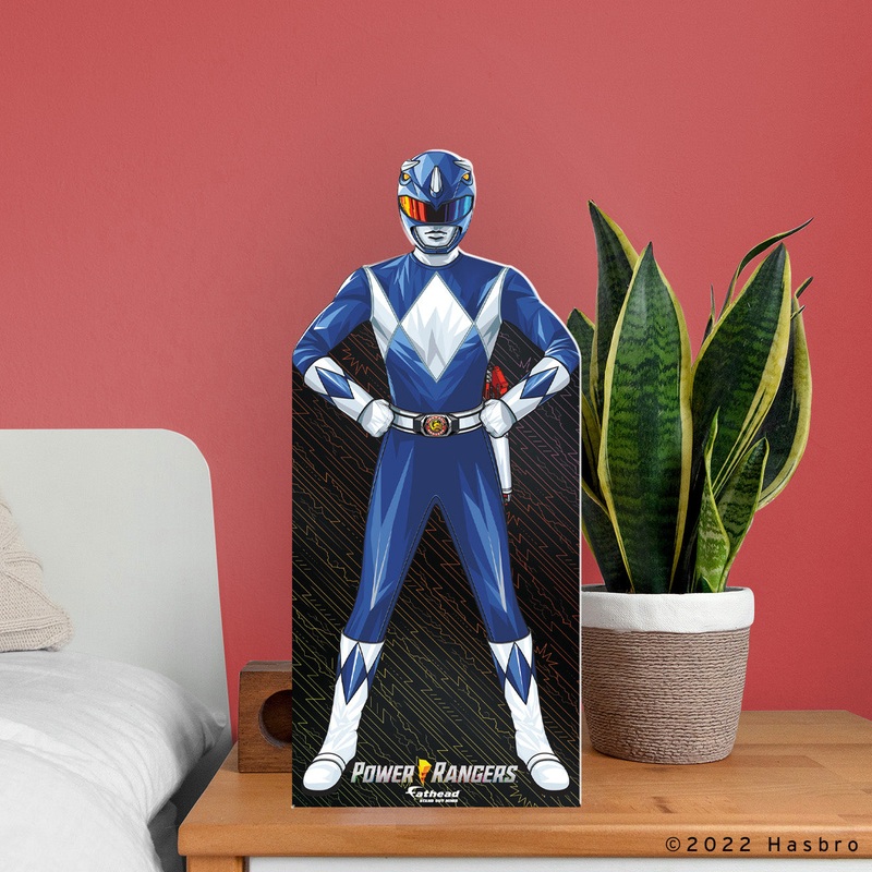 Blue Ranger – Power Rangers – Mini Stand Out – Official Hasbro – Cardstock Cutout