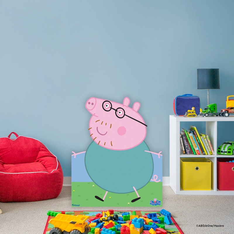 Daddy from Peppa Pig – Life-Size Stand Out – Official Hasbro – Foam Core Cutout