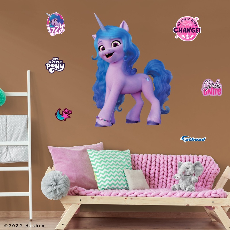 Izzy – My Little Pony – RealBig Collection – Official Hasbro – Reusable Vinyl Wall Decals