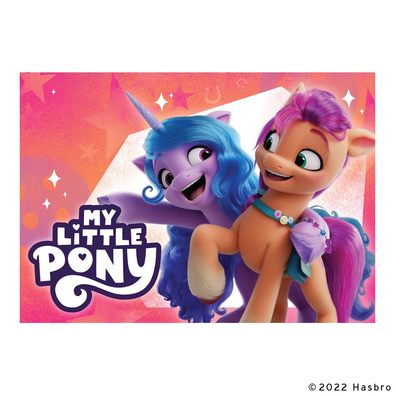 My Little Pony – Peel & Stick Poster – Official Hasbro – My Little Pony – Reusable Vinyl Wall Decal