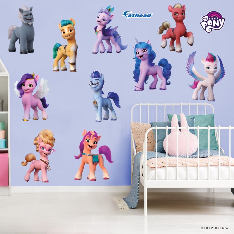 My Little Pony – RealBig Collection – Official Hasbro – Reusable Vinyl Wall Decals