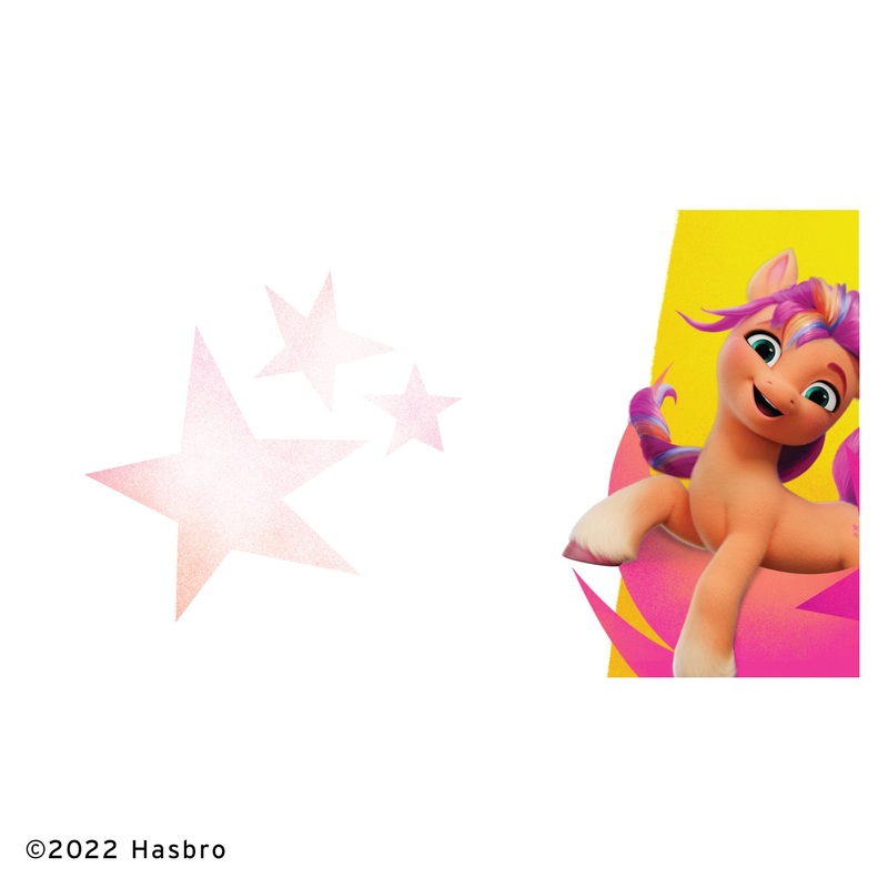 My Little Pony – Sunny – Dry Erase – Official Hasbro – Reusable Vinyl Wall Decal