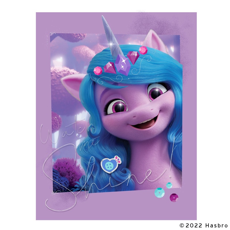 My Little Pony – ‘Watch Me Shine’ – Peel & Stick Poster – Official Hasbro – Reusable Vinyl Wall Decal