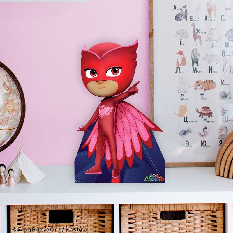 Owlette – PJ Masks – Mini Stand Out – Official Hasbro – Cardstock Cutout