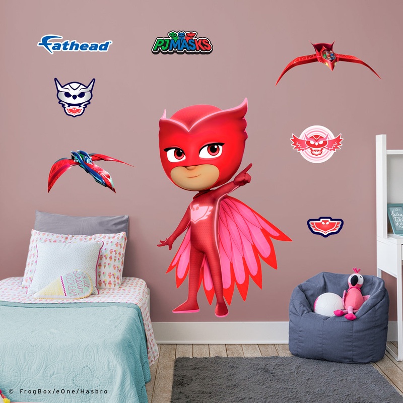 Owlette – PJ Masks – RealBig Collection – Official Hasbro – Reusable Vinyl Wall Decals #1