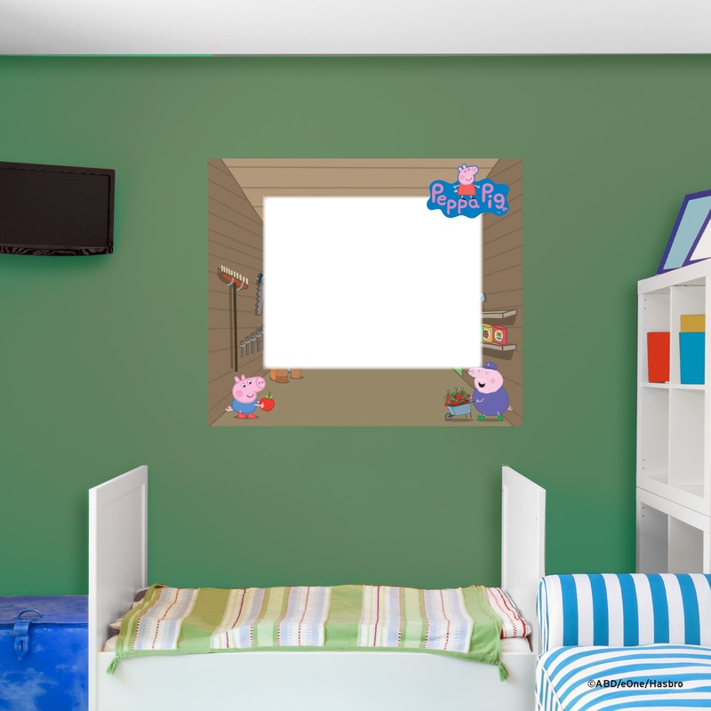 Peppa Pig – Grandpa’s Shed – Dry Erase – Official Hasbro – Reusable Vinyl Wall Decal
