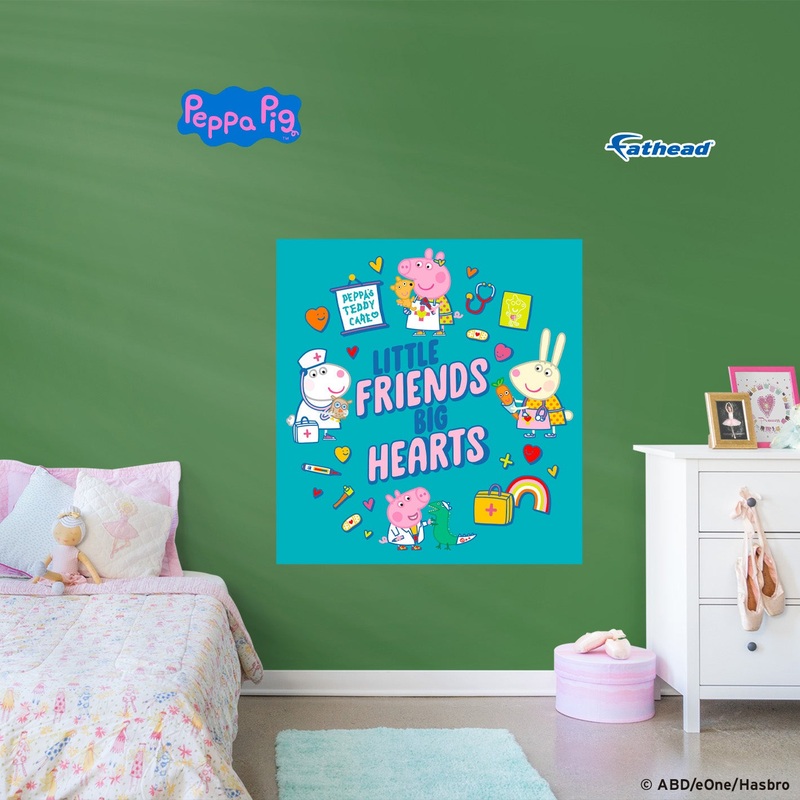 Peppa Pig – Peel & Stick Poster – Official Hasbro – Peppa Pig – Reusable Vinyl Wall Decal #2