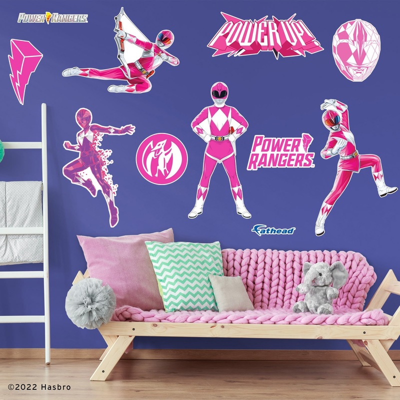 Pink Ranger – Power Rangers – RealBig Collection – Official Hasbro – Reusable Vinyl Wall Decals #1