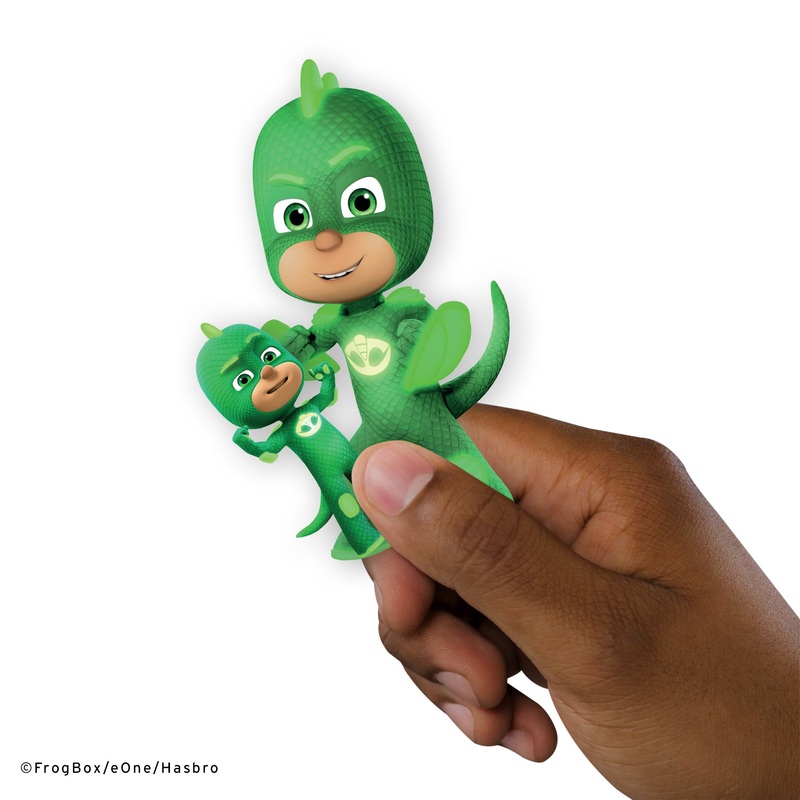 PJ Masks – 5 Gekko Minis (Mixed Sizes) – Official Hasbro – Reusable Vinyl Decals