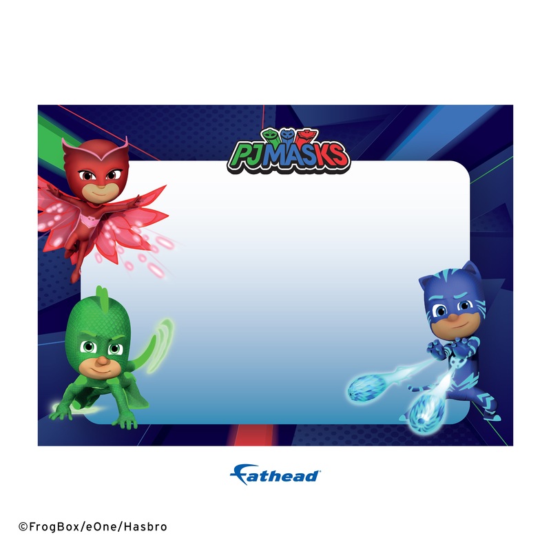 PJ Masks – Power – Dry Erase – Official Hasbro – Reusable Vinyl Wall Decal