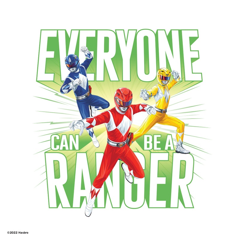 Power Rangers – Everyone Can Be A Ranger – Peel & Stick Poster – Official Hasbro – Reusable Vinyl Wall Decal