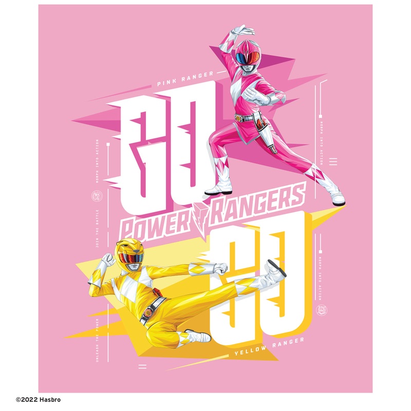 Power Rangers – Peel & Stick Poster – Official Hasbro – Reusable Vinyl Wall Decal