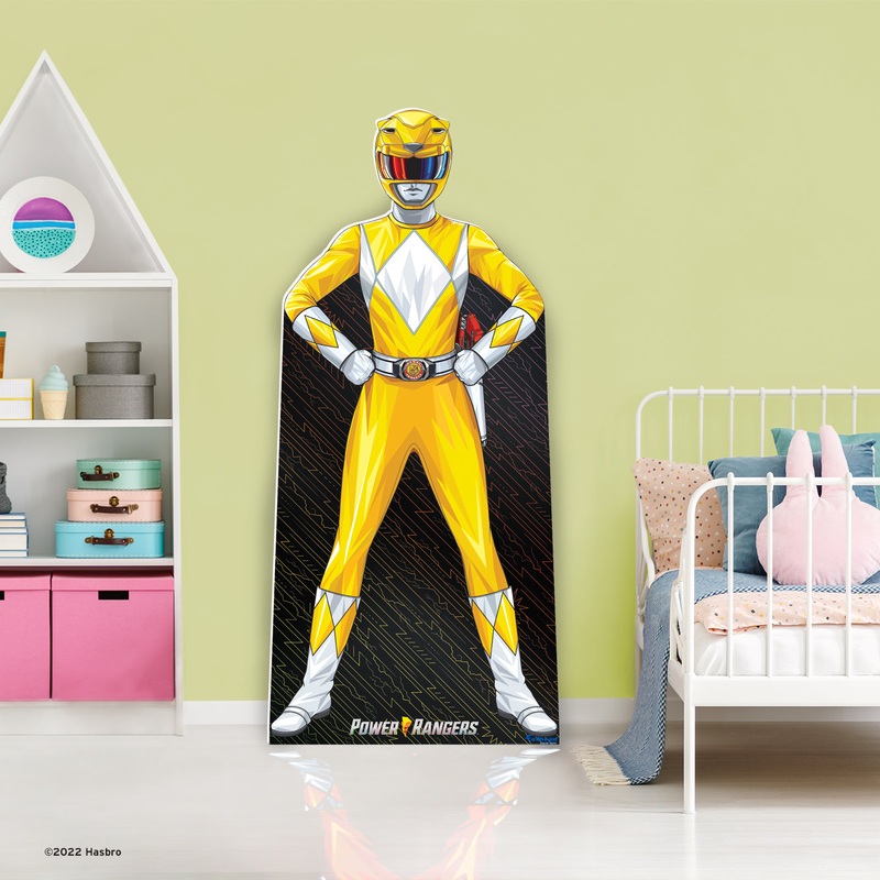 Yellow Ranger – Life-Size Stand Out – Official Hasbro – Power Rangers – Foam Core Cutout