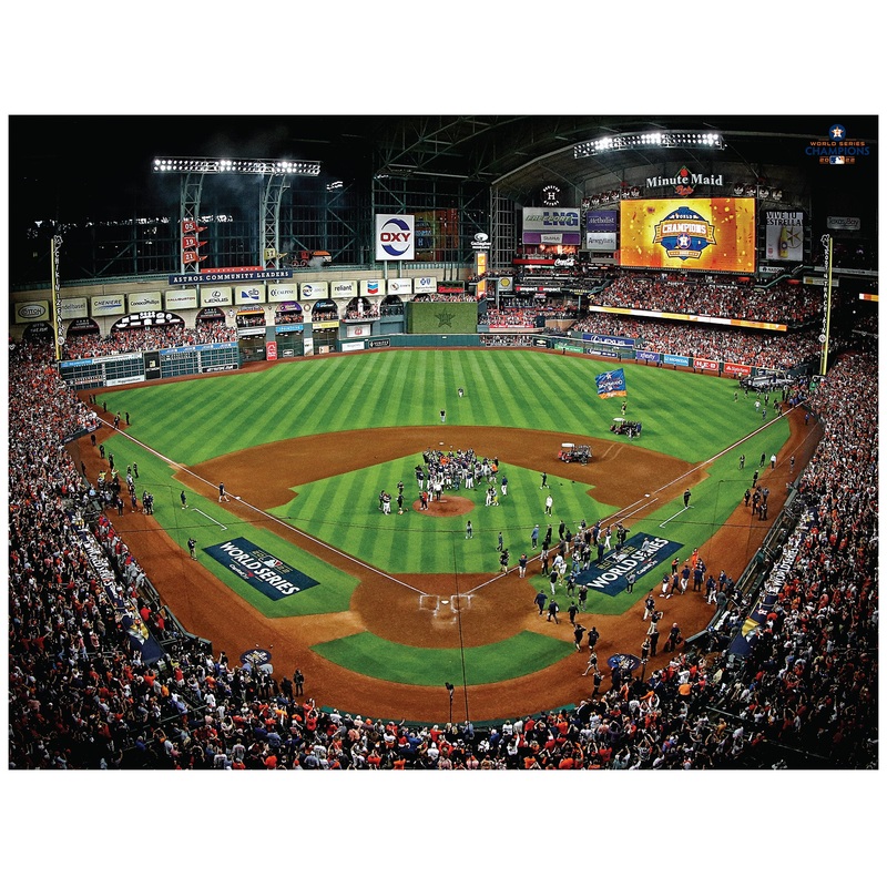 2022 World Series Stadium Wide Shot – Peel & Stick Poster – Official MLB – Houston Astros – Reusable Vinyl Wall Decal