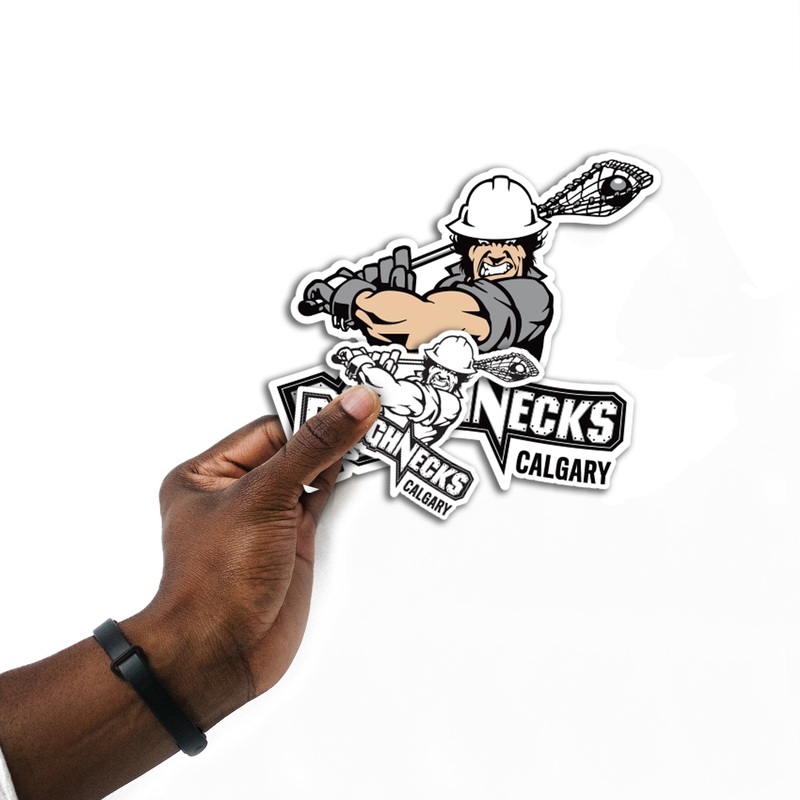 Calgary Roughnecks: Logo Minis – Officially Licensed NLL Removable Adhesive Decal