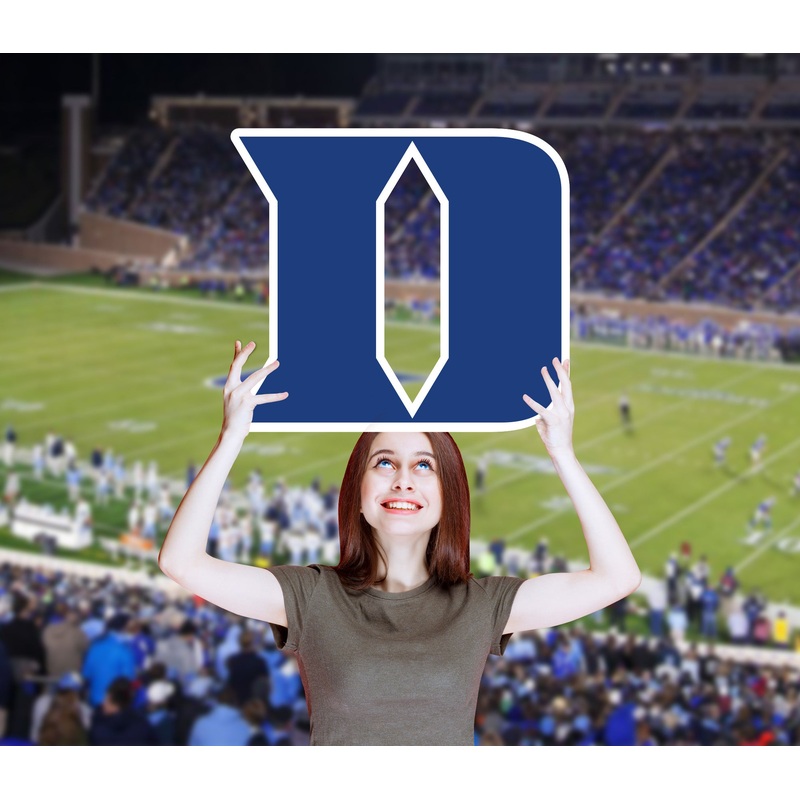 Duke Blue Devils Logo – Big Head – Official NCAA – Foam Core Cutout
